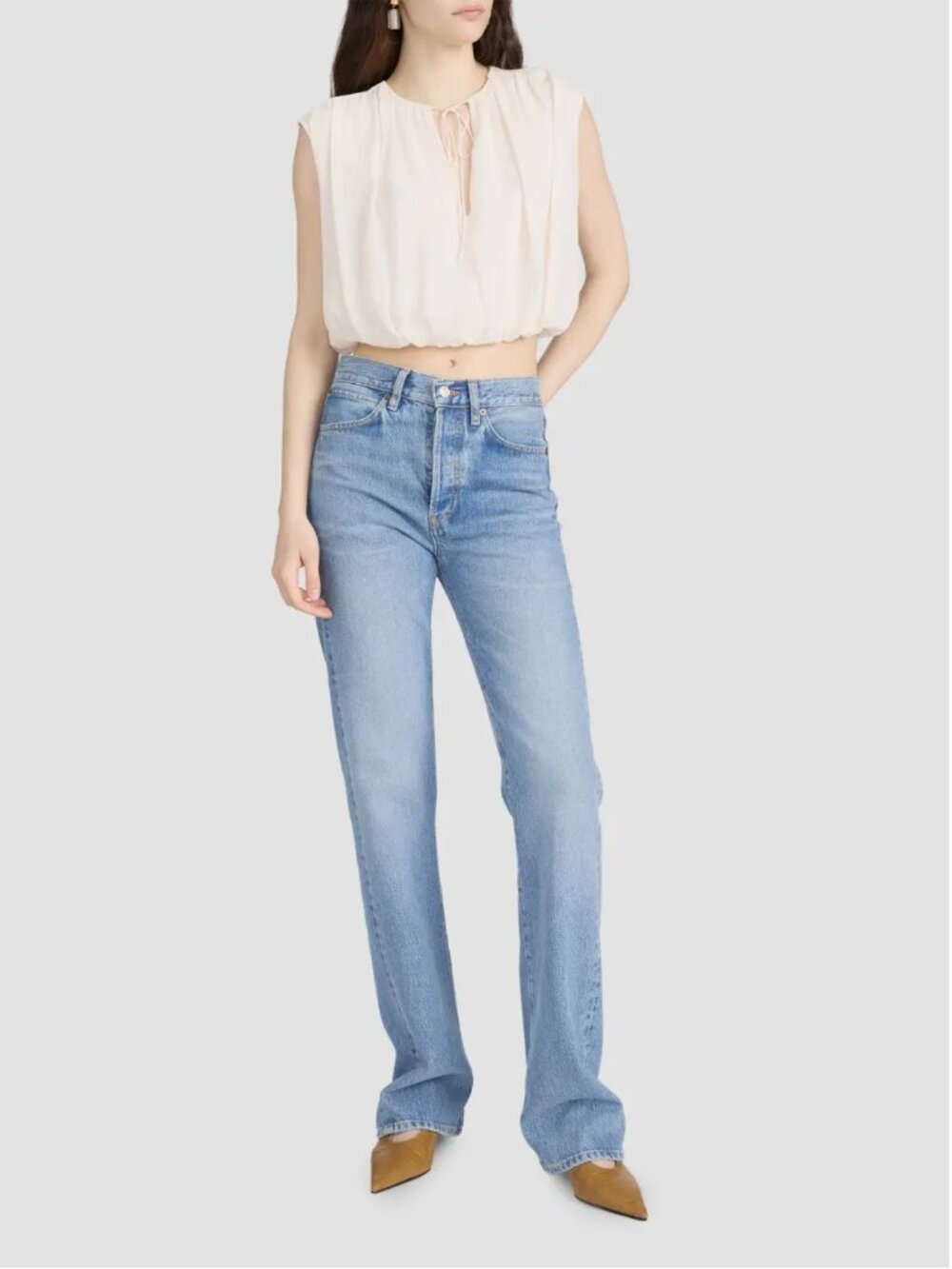 FRAME The Arrow Jeans Dolly Wide Leg High Rise ~28 EUC